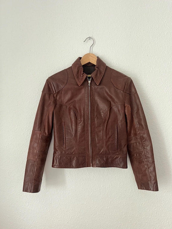 Vintage Leather Jacket - Y2K - Retro Urban - RU? - Made in