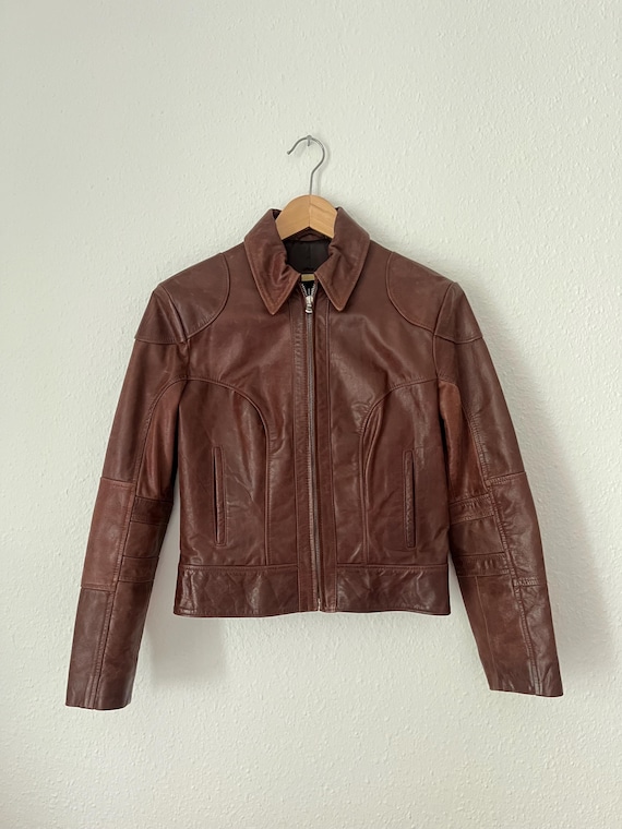Vintage Leather Jacket - Y2K - Retro Urban - RU? - Made in