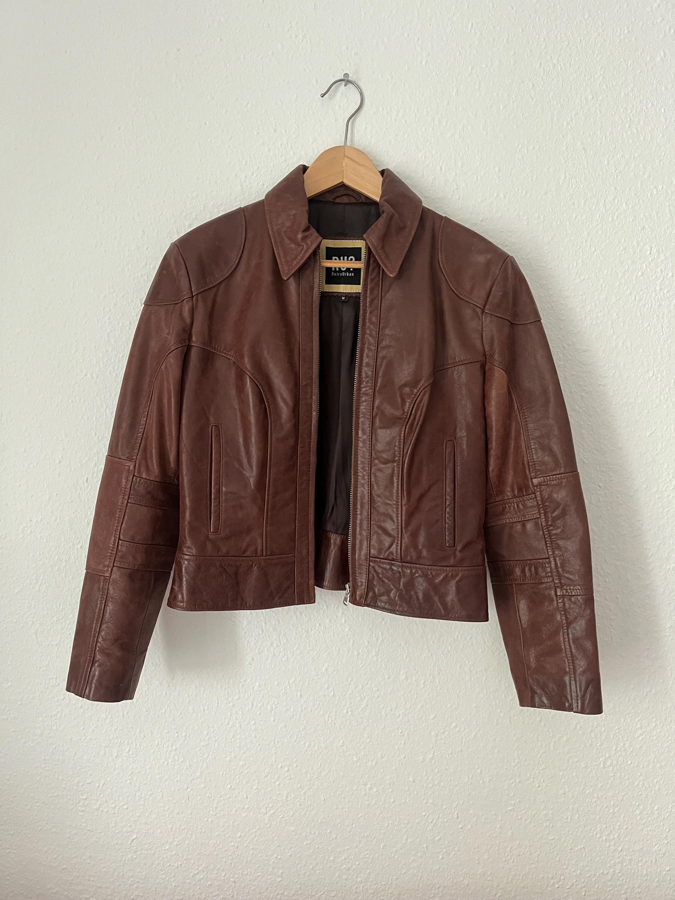 Vintage Leather Jacket - Y2K - Retro Urban - RU? - Made in