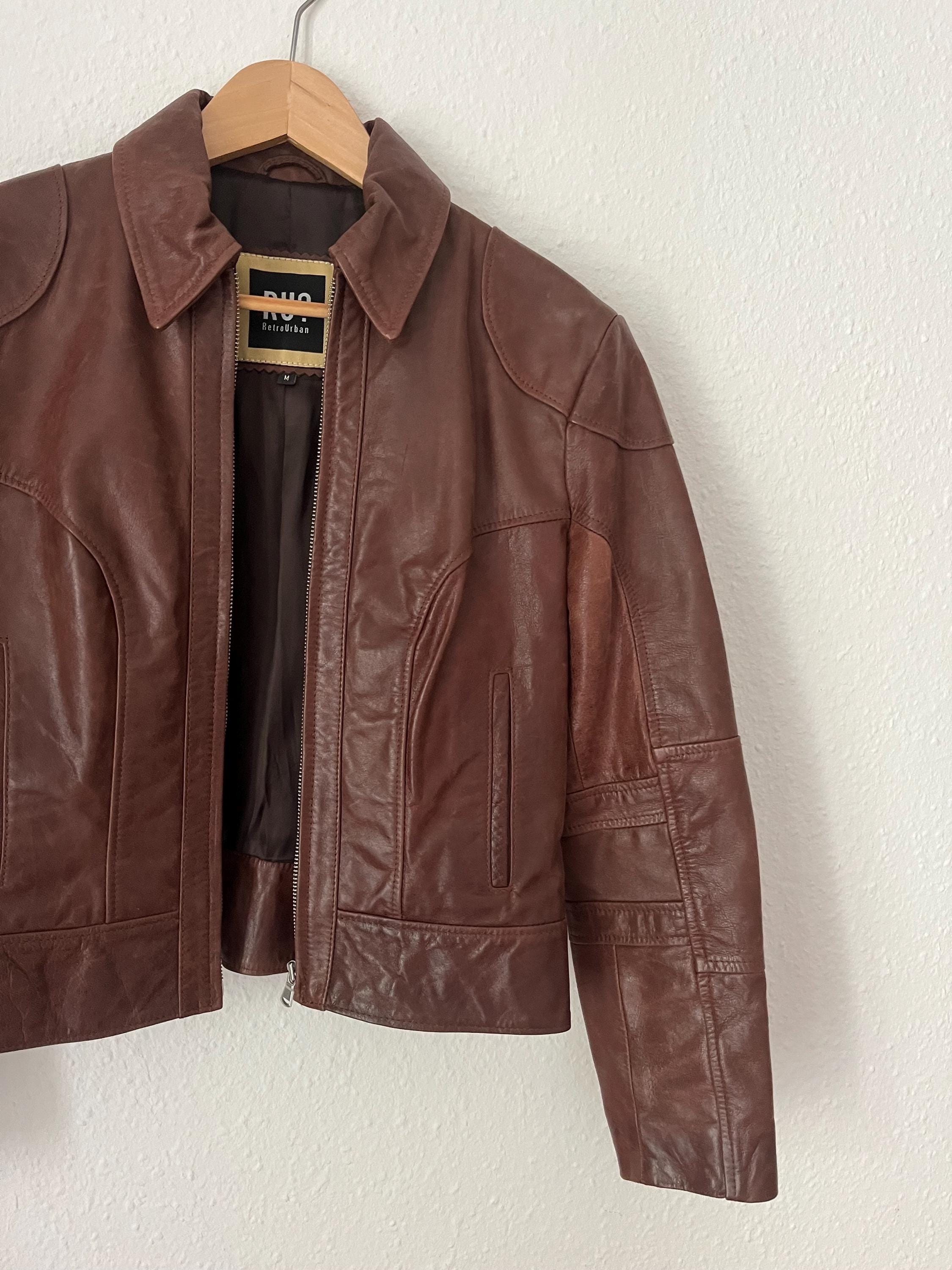 Vintage Leather Jacket - Y2K - Retro Urban - RU? - Made in