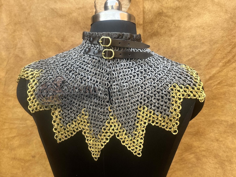 Medieval 8mm Chainmail Shirt – Handmade Mild Steel Haubergeon Armor for ...