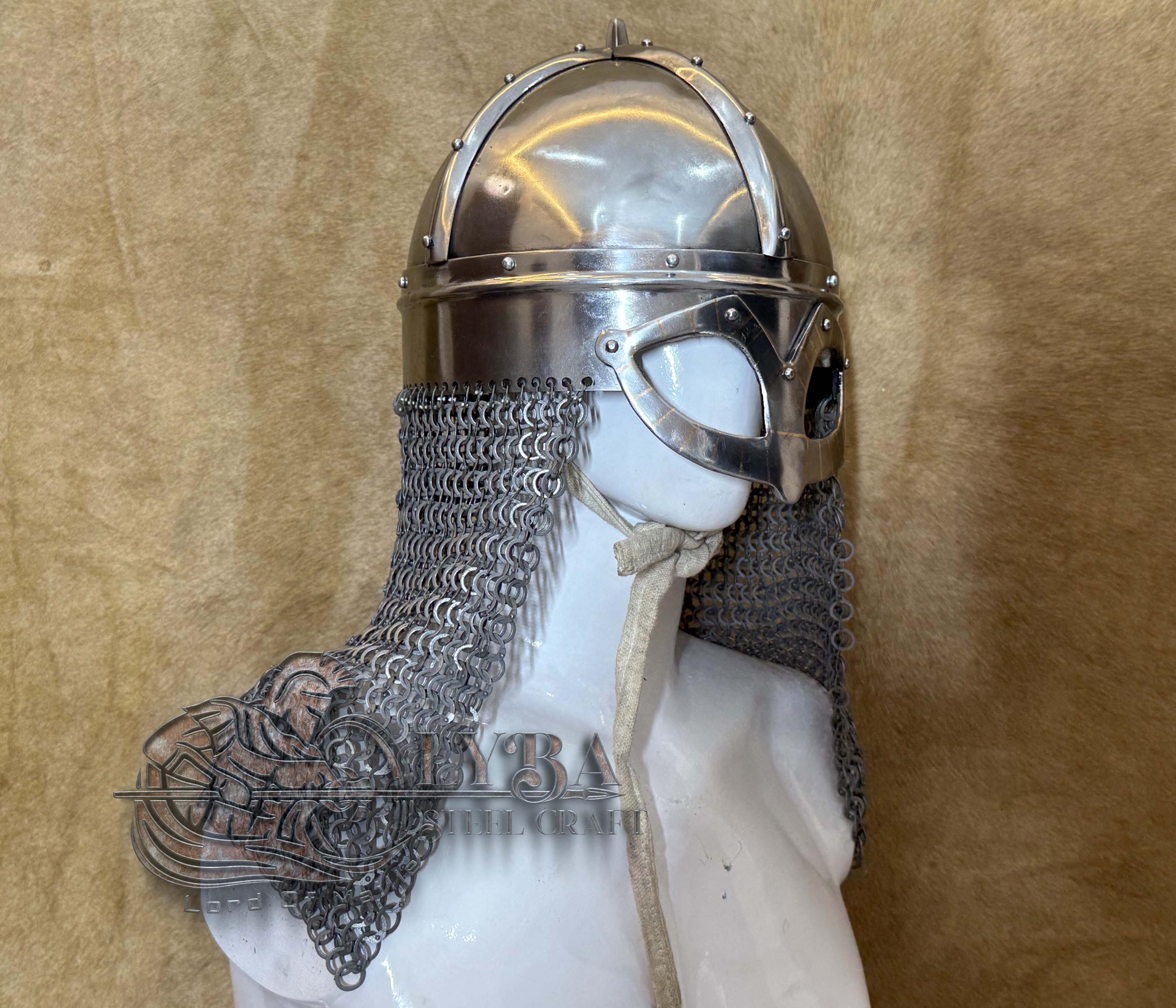 Gjermunbu Viking Gjermundbu Steel Helmet | Norse Warrior Helmet | Medieval ...