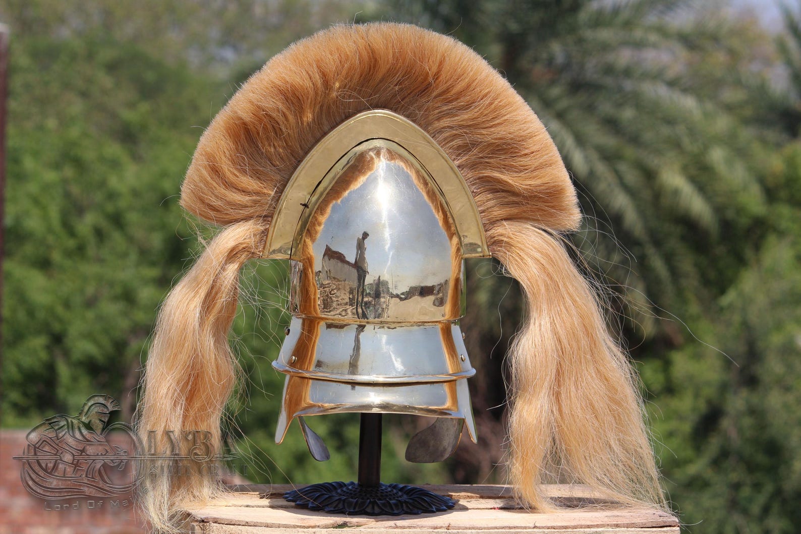 Brass Greek Pilos Helmet Ancient Hoplite Warrior Helmet Replica With brass-greek-pilos-helmet-ancient-hoplite-warrior-helmet-replica-with
