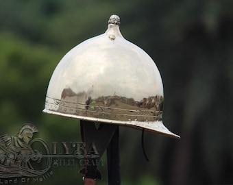 Mosiężny hełm rzymski Montefortino – replika zbroi 1,2 mm do LARP-ów, rekonstrukcji i ekspozycji historycznych