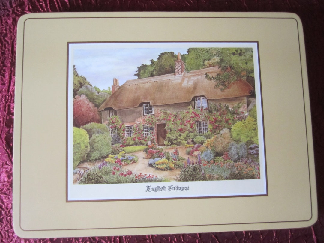 Vintage Pimpernel Placemats English Cottages Set of 6 in Etsy