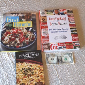 Vintage Cookbook Assortment of Three