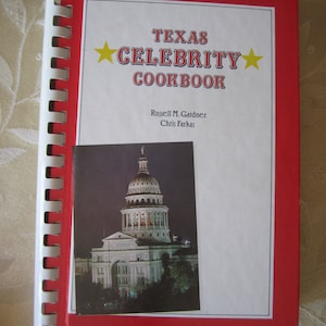 1984 Texas Celebrity Cookbook Texas Sesquicentennial