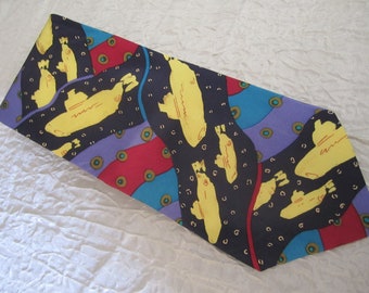 Beatles Necktie Yellow Submarine Vintage New with Hang Tag 1991