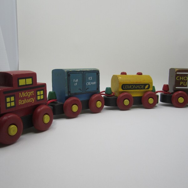 smyths wooden train