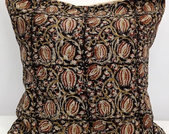Vintage Design Handblock Print Handwoven Cotton Cushion Pillow Cover Throw and Throw Cushions All Size Pillowcase