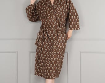 Indian Cotton Beach Cover Up Kimono Robe
