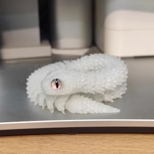 Articulated Snake Fidget Toy, 3D Printed Flexible Viper, Stress Relief Desk Toy, Sensory Toy, Eco Friendly PLA, Gift for Reptile Lover