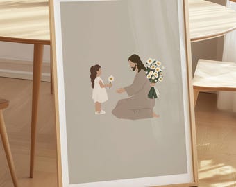 God's Plan vs My Plan Christian Art Print, Bible Verse Sketch (Digital Download)