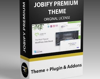 Jobify Premium WordPress Job Board Theme Lifetime License Job Portal Career Site