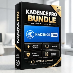 Kadence Bundle License Activation, Lifetime WordPress for One Website