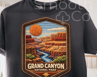 Grand Canyon National Park PNG, Desert Canyon Sunset Scenic Sublimation, Travel Souvenir Gift, Digital Download