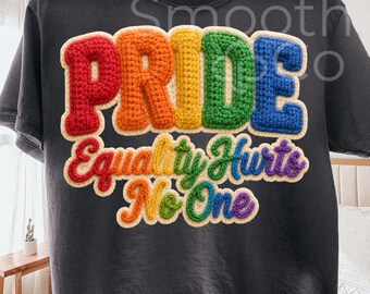Pride Equality Hurts No One PNG, Rainbow Pride Sublimation, LGBTQ Pride Month Gift, Digital Download