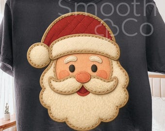 Cute Santa Claus PNG, Santa Christmas Sublimation, Retro Santa Face Holiday, Digital Download