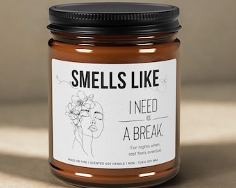 Funny Coworker Gift I Need a Break Office Humor Work Stress Desk Decor Relatable