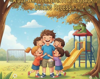 Dinosaur Storybook: A Boy's Recess Adventure (Digital Download, PDF, Ages 3-8)
