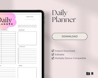 Minimalistischer Tagesplaner: Printable: To-Do Liste zum Thema Kreativität (PDF Download)