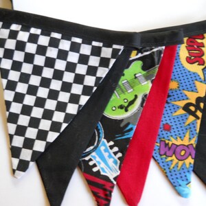 Fabric Banner for Boys Room or Baby Boys Room image 4