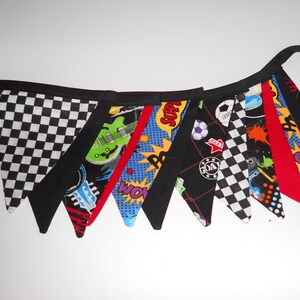 Fabric Banner for Boys Room or Baby Boys Room image 2