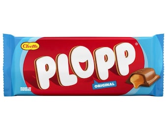 Cloetta Plopp – Schwedische Vollmilchschokolade Toffee Riegel (80 g)