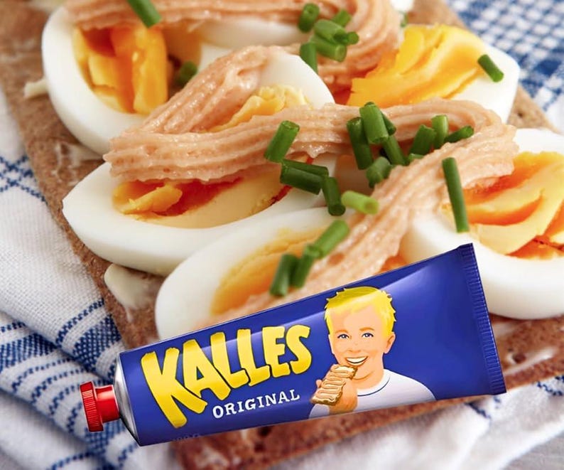 Fish Roe Spread 5 Tubes of Kalles Kaviar Original – Swedish Smoked Fish Roe Spread (300 ...