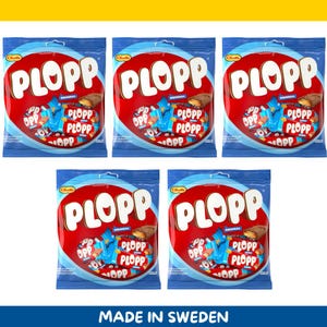 5 Pack – Cloetta Choklad Plopp Mini – Swedish Milk Chocolate & Toffee Mini Bars (790 g / 28 oz)