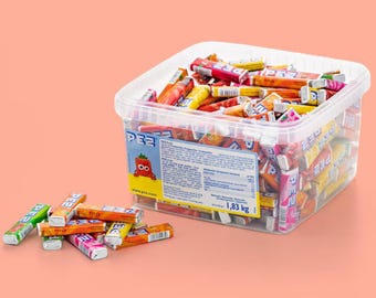 Tabletki cukiernicze PEZ – cukierki luzem 1,8 kg (3,97 funta)
