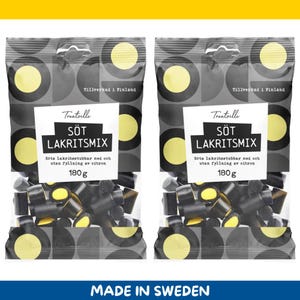 2 Pack Treatville Sweet Licorice Mix – 180g / 6.3 oz Each Flavorful Licorice Treats