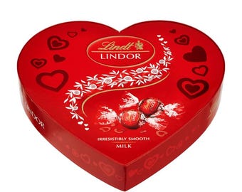 Lindt Chocolate Heart – geschenkdoos met melkchocolade Lindor-truffels (200 g)
