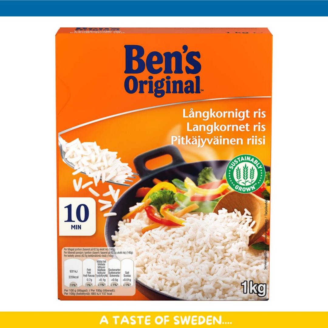 Ben’s Original Long Grain Rice – Premium Quality (2.2 Lb / 1 Kg) - Etsy