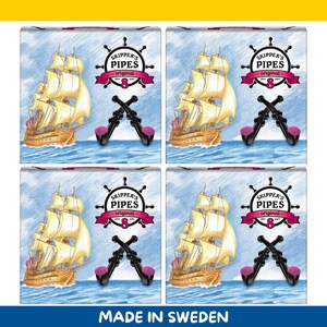 Malaco Skipper’s Pipes – Sweet Licorice Pipes (4-Pack, 544 g / 19.2 oz)