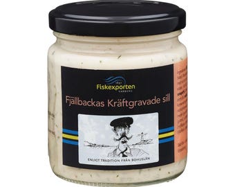 Crayfish & Dill Pickled Herring – Swedish Gourmet Sill  | 8.8 oz / 250 g