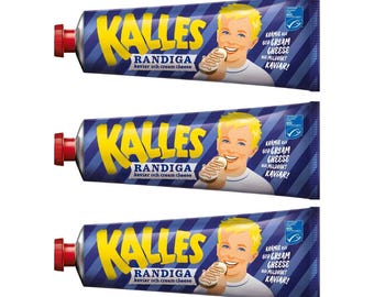 3-Pack Kalles Kaviar Randig – 3 × 285 g (3 × 10 oz)