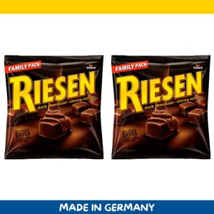 Riesen Dark Choco Toffee – Multi Pack 2-Pack (400g x 2 / 14.1 oz x 2)