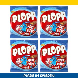 4 Pack – Cloetta Choklad Plopp Mini – Swedish Milk Chocolate & Toffee Mini Bars (632 g / 22.4 oz)