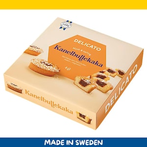 Delicado Kanelbullekaka – Paquete de 4 (200 g / 7,05 oz)