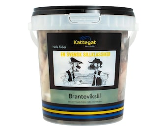 Brantevik Pickled Herring – Large Family Jar Swedish Classic | 31.7 oz / 900 g