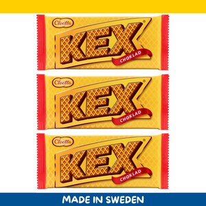 3 Bars Cloetta Kexchoklad – 60 g / 2.1 oz Each