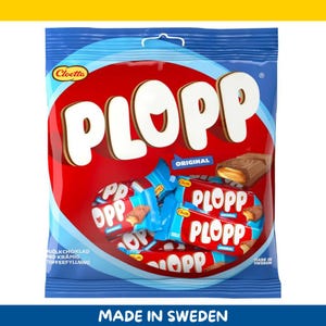 Cloetta Choklad Plopp Mini – Swedish Milk Chocolate & Toffee Mini Bars (158 g / 5.6 oz)