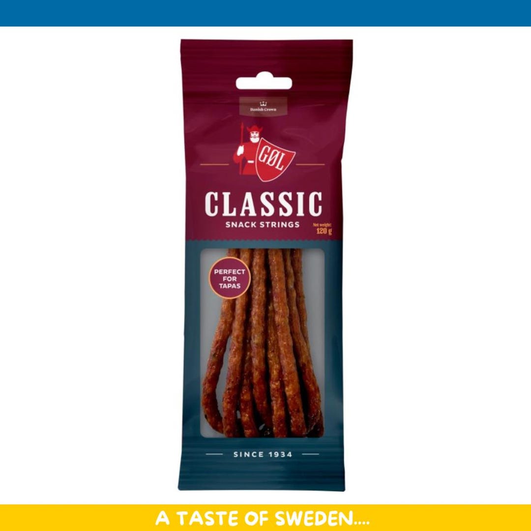 Long String Snacks Gøl Snack Strings – Classic Flavor (120g / 4.2 Oz) - Etsy