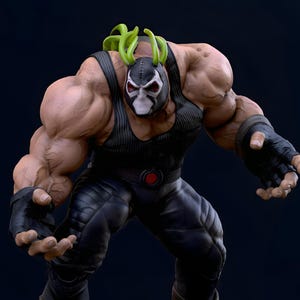 Venom Juggernaut STL-figur | STL-muskelkrigarmodell | 3D-utskriftsfigur | Maskerad jagare-staty | Digital nedladdning