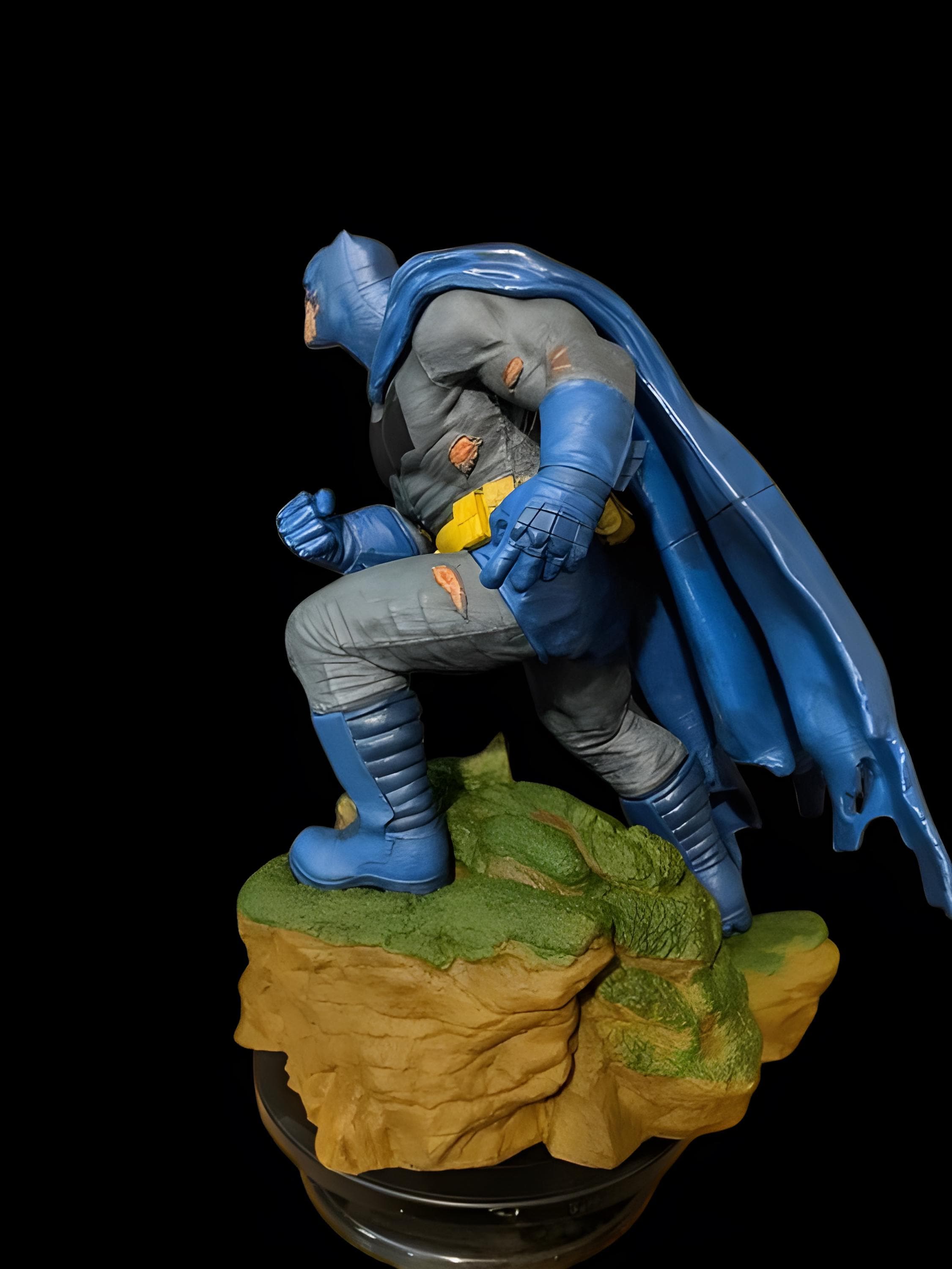 Giant Dark Vigilante STL Figurine | Stl Shadow Hero Model | 3D Print ...