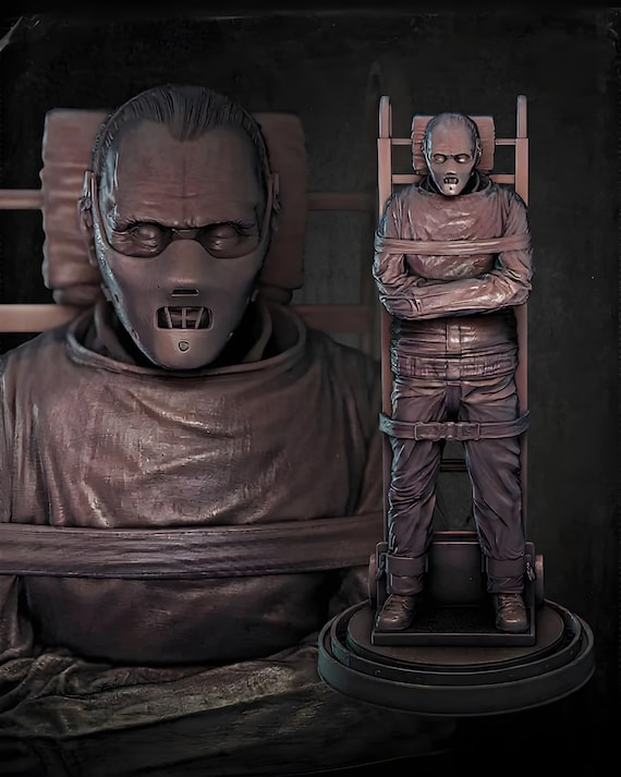 Hannibal Refined Predator STL Figurine | Stl Psychological Horror Model | 3D Print Figurine | Elegant Killer Sculpture