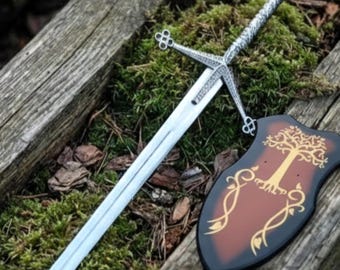 Handmade Scottish Claymore Sword | J2 Steel Black Medieval Replica Collectible