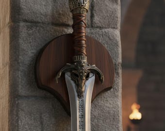 Conan the Barbarian Inspired Sword | Custom Father’s Hand-Forged Replica | Collectible Display