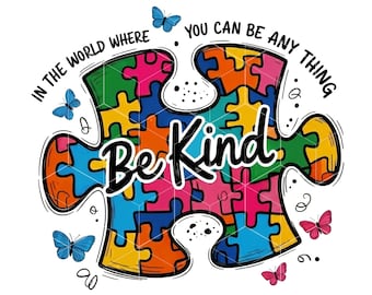Autismebewustzijn png, autisme puzzel png, autismesublimatie png, bewustzijnsshirt png, speciaal onderwijs png, digitale download
